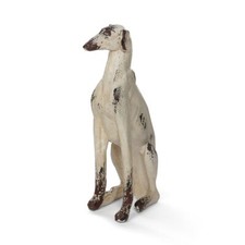 Whippet Greyhound White Dog Statue 31 Sculpture Whippet Greyhound White Dog Statue 31 Sculpture