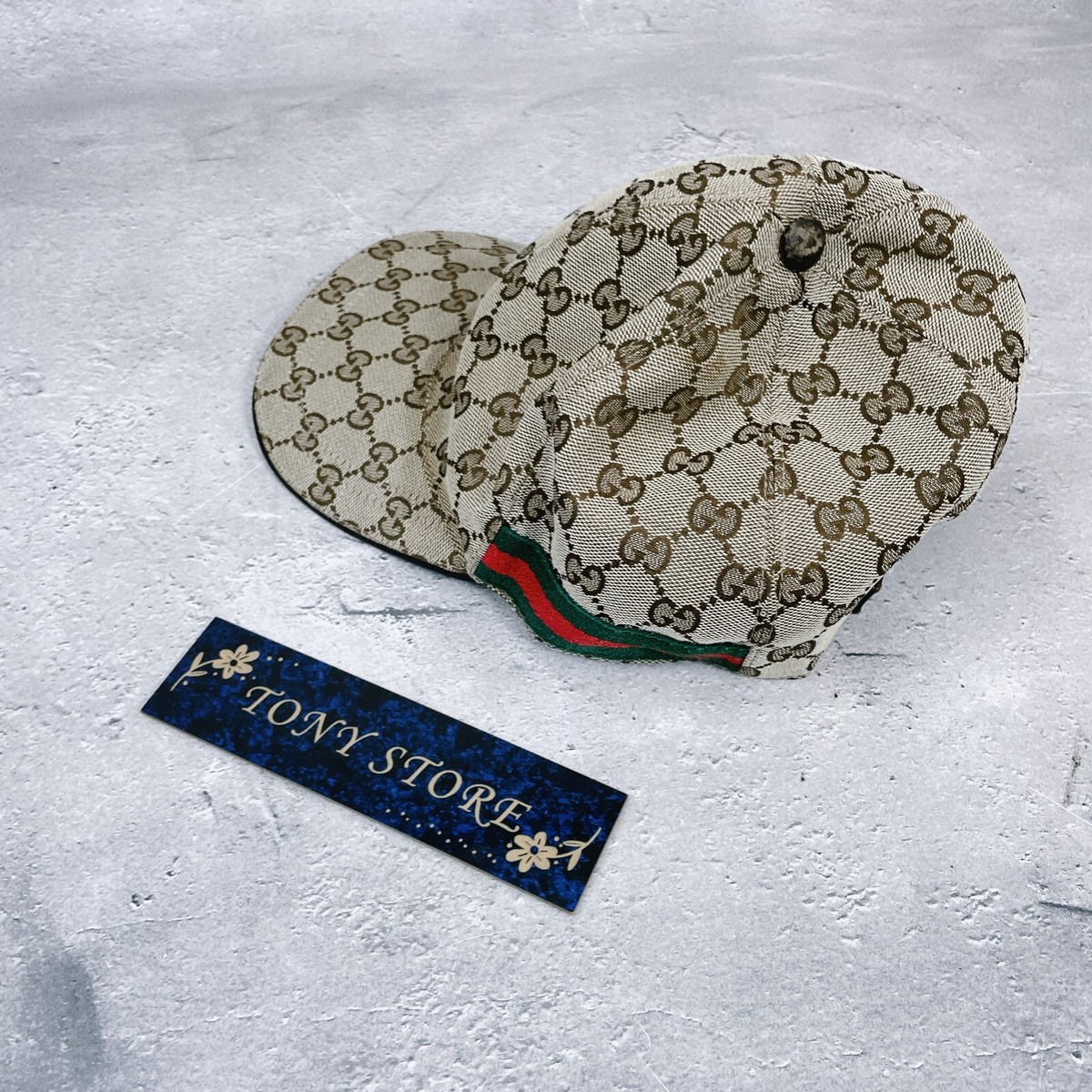 Gucci original GG canvas baseball cap Good Condition Japan 200035