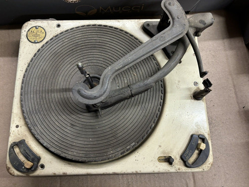 Garrard RC121/4D 4 Speed Auto Console Turntable from old consoele radio cabinet