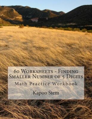 60 Worksheets - Finding Smaller Number Of 5 Digits: Math Practice Workbook
