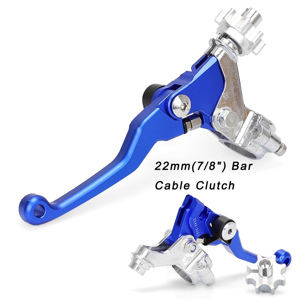 Handle Perch 22mm 7/8" Bar Clutch Lever For KAWASAKI KX85/125 KX250