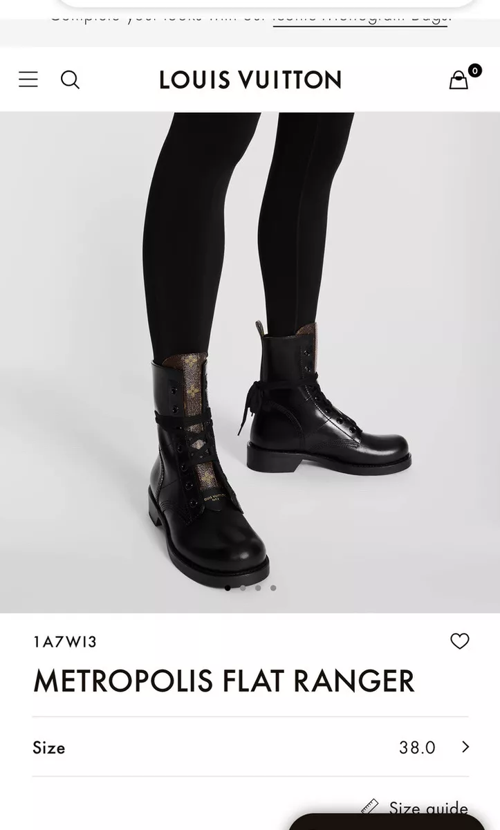 Louis Vuitton Metropolis Flat Ranger Boots