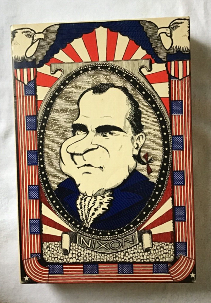 VINTAGE 1970 Richard Nixon Agnew 2 Two Faced Jigsaw Puzzle