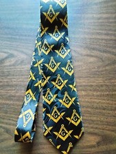 Brilliant Mason, Masonic, Blue Lodge, Fraternal Men's necktie, New 4