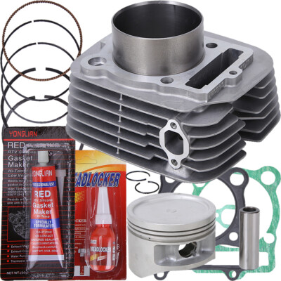 Cylinder Piston Top End Gasket Kit for Yamaha Grizzly 350 4x4 YFM350FG 2007-2014
