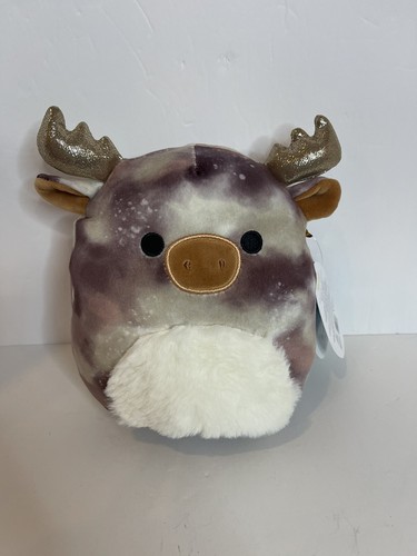 Squishmallows Wildlife Squad Greggor die marmorierte Galaxie Elch 7 Zoll Neu mit Etikett Sternennacht