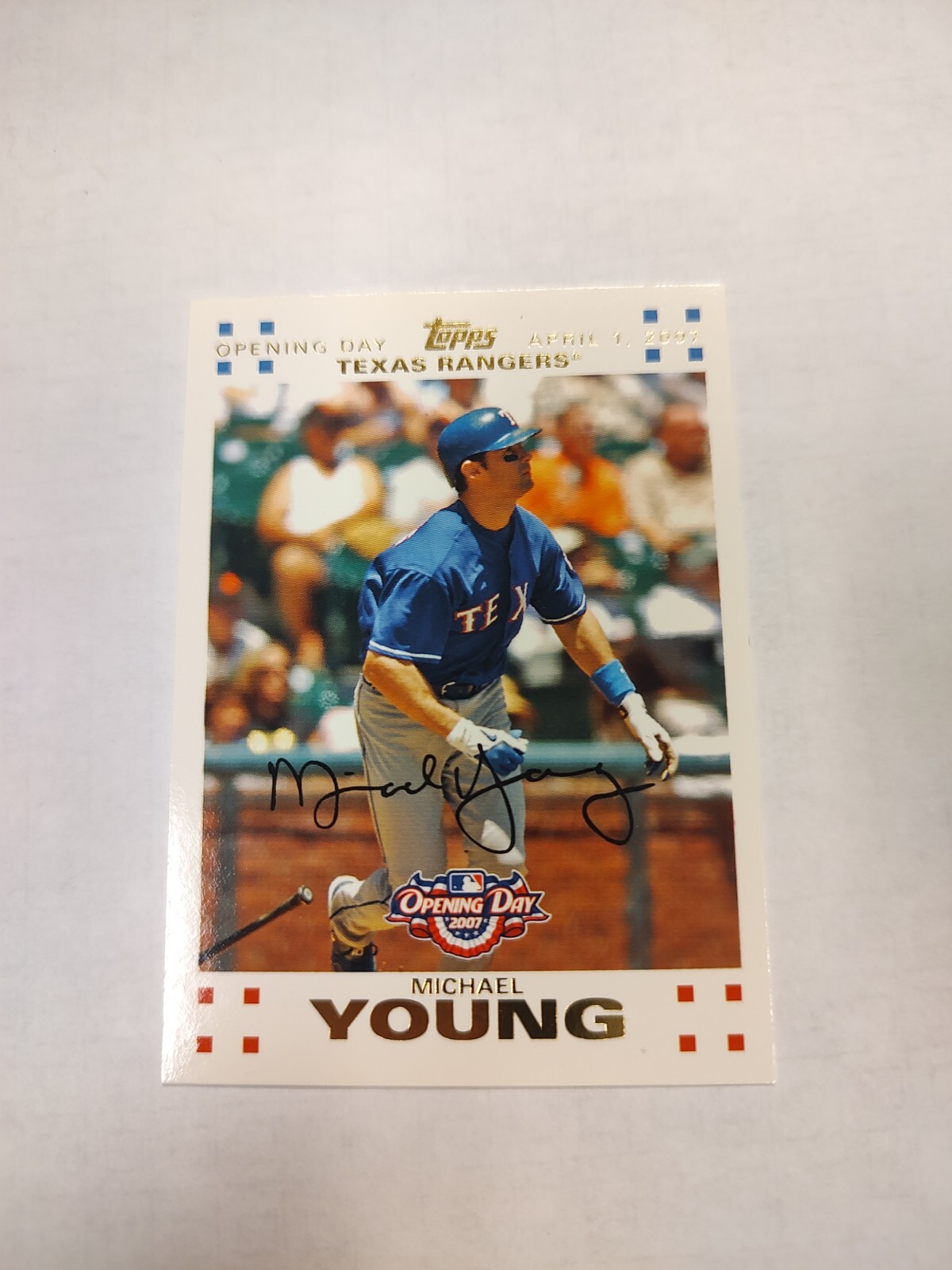 2007 Topps Opening Day Gold Michael Young #168 /2007 (PWE)