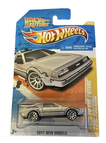 2011 Hot Wheels Back To The Future Time Machine NOS New In Package Michael j fox - Picture 1 of 3
