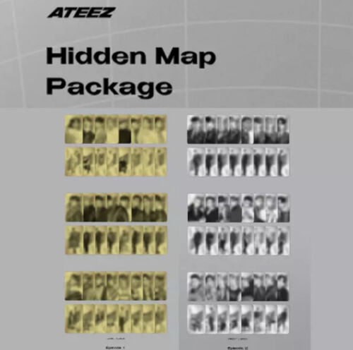 [ ATEEZ - TREASURE : HIDDEN MAP ] 100% Official WOOYOUNG PHOTOCARD +  Tracking Nu | eBay
