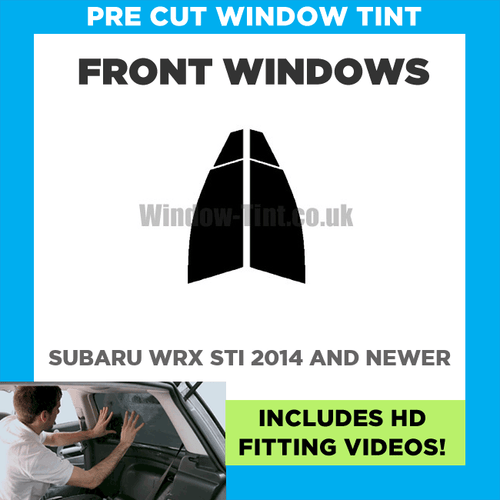 Pre Cut Window Tint For Subaru WRX STi 2014 Front Windows - Picture 1 of 5