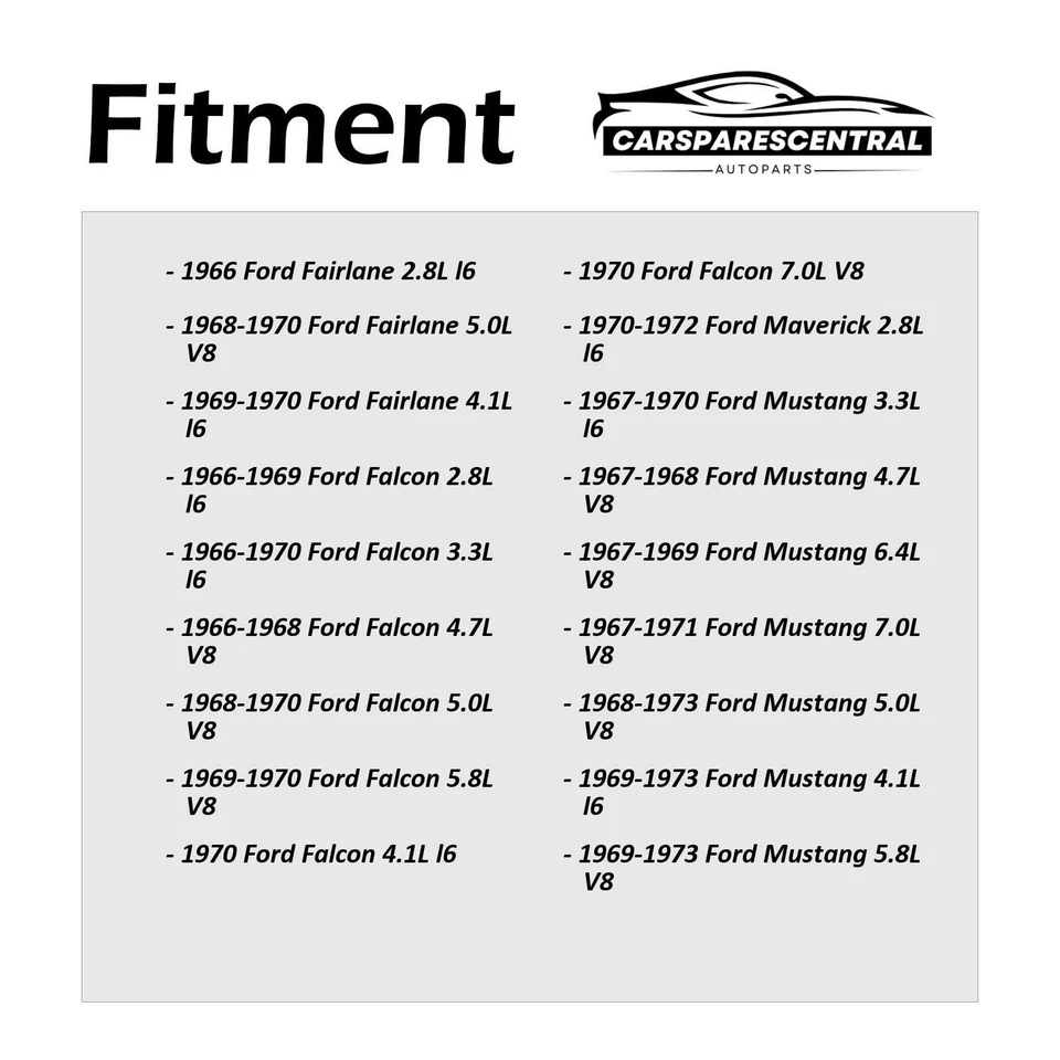 2x Alignment Camber Kit Front For 1967 1968 1969 Ford Mustang 6.4L - Image 3 of 4