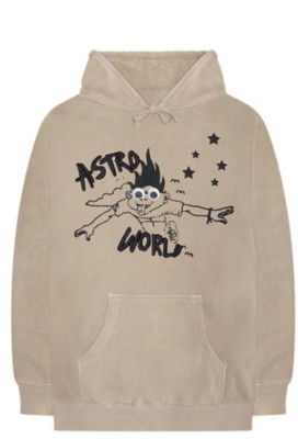 Travis Astro Hoodie Look Mom Black or Khaki replica Sweater