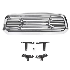 Front Bumper Grille Chrome Grill & Shell For 2013-2017 2018 Dodge RAM 1500