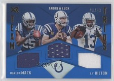 2017 XR Team Trios Materials Blue 49/49 Marlon Mack Andrew Luck TY Hilton 0nr3