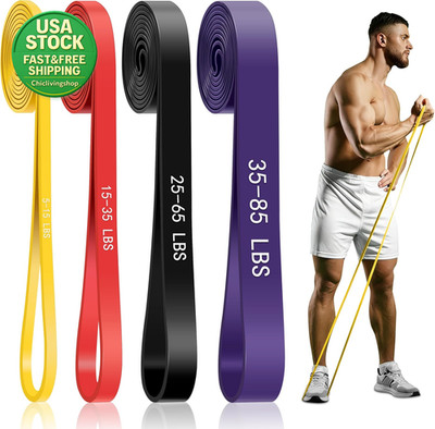 Resistance Bands for Working Out 4 Levels Pull up Assistance Full Body Training