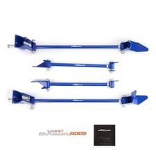 Adjustable Triangulated 4 Link Kit Bars Brackets For Chevrolet S10 1994-2004