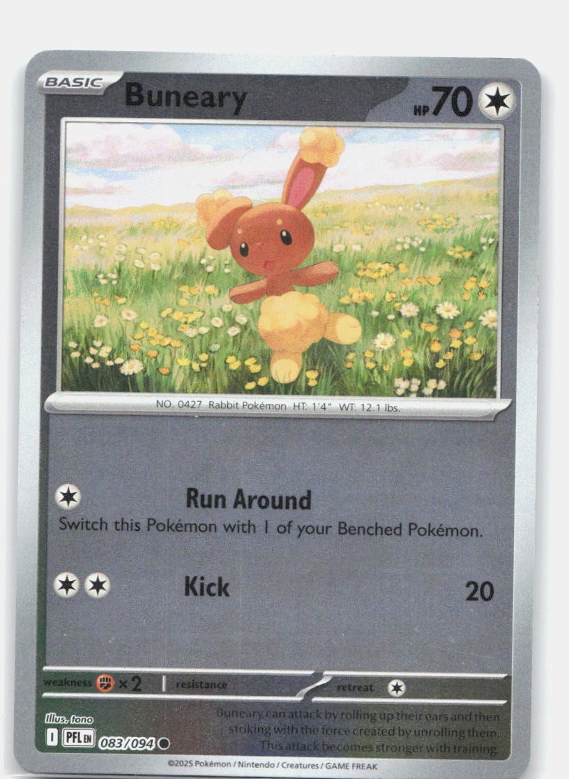 Buneary 083/094 Me02: Phantasmal Flames Reverse Holo