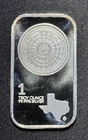 Texas Mint 1 oz .9999 Silver Bar, Reverse Toning, State Capitol on Obverse