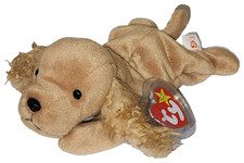 Ty Beanie Baby SPUNKY the Cocker Spaniel Dog Canada Tags 8" MWMTs Stuffed Toy