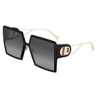 Dior 30MONTAIGNE Oversized Square Sunglasses Black Gradient Lens with Gold Metal — photo 8