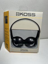 Koss KPH25k Headphones In Volume Control Lightweight Foldable Wired NEW Box Wear