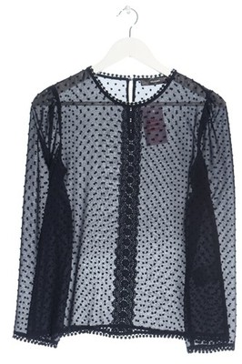 HALLHUBER Transparenz-Bluse Damen Bluse Gr. DE 36 schwarz Casual-Look