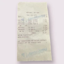 Vintage Christmas 1994 Jamesway Department Stores Toy Sales Receipt