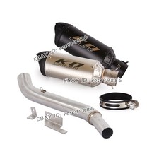 Sistema de silenciadores de escape tubo medio 51 mm para Bajaj Pulsar 200 NS200 RS200 2015-2024