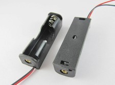 5pcs New 1x AA 2A 1XAA Battery Holder Box Case 1.5V With 6'' Lead Wire Black