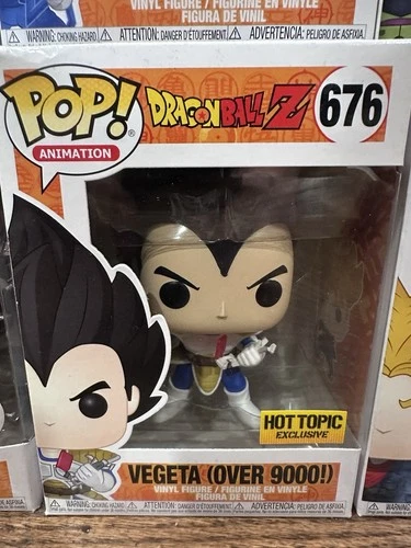 Funko Pop! Vinyl: Dragon Ball Z - Vegeta (Over 9000!)  (HT) (Exclusive) #676