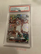Panini Mosaic NBA Debut Scoot Henderson #255 Fast Break PSA 10 Blazers Playoffs!