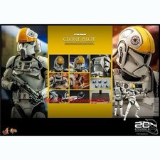 Hot Toys MMS648 Star Wars Clone Pilot Attack of the Clones NEW SEALED SHIPPER