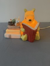 Vintage Disney Classic Winnie The Pooh  Piglet Reading Night Light Tested Works