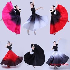 180/360/720 Degree Women Gradient Dance Skirts Modern Dance Costume Performance