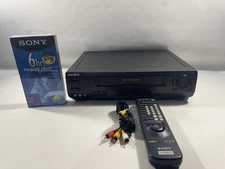 SONY Model SLV-N50 VCR VHS Tape Video Cassette Recorder *WORKS/TESTED * Remote