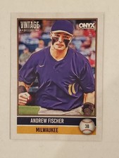 ANDREW FISCHER 2026 Onyx Vintage BASE CARD #OVANFI Brewers