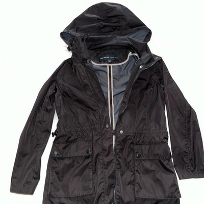 Andrew Marc Black Rain Jacket