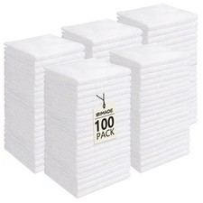 Washcloths Bulk - 100 Pack - Towels 12" x 12" , Highly Soft Wash Cloths and ...
