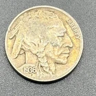 1936 D 5c Buffalo Nickel Coin #872 Better Mint Mark