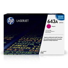 HP 643A Magenta Toner Cartridge  Works with HP Color Laserjet 4700 Series  Q59