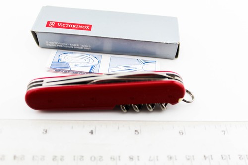 VINTAGE SWISS VICTORINOX POCKET KNIFE W/BOX - Picture 3 of 4
