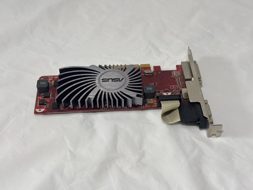 ASUS AMD Radeon HD6450 EAH6450 Video Card 1GB DDR3 DVI HDMI VGA PCIe - Image 3 of 4