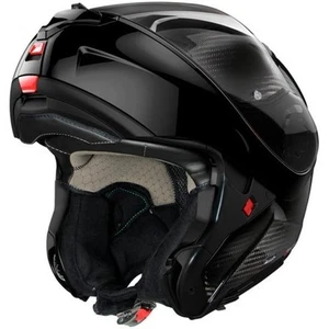 Nolan Modular Motorcycle Helmet X-1005 Dyad X-Large Carbon Black Flip Front