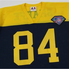 Green Bay Packers NFL 75th Sterling Sharpe Jersey XL Logo Athletic USA 1994 Vtg