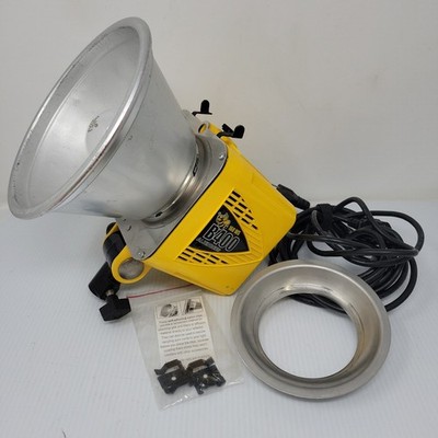 Alien Bees B400 160WS Studio Yellow Photography Light w/ Cord+Clips+2 Reflectors