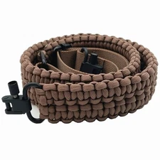 VVAAGG Two Point Sling with Swivel Non Slip Paracord Sling with Adjustable Lengt