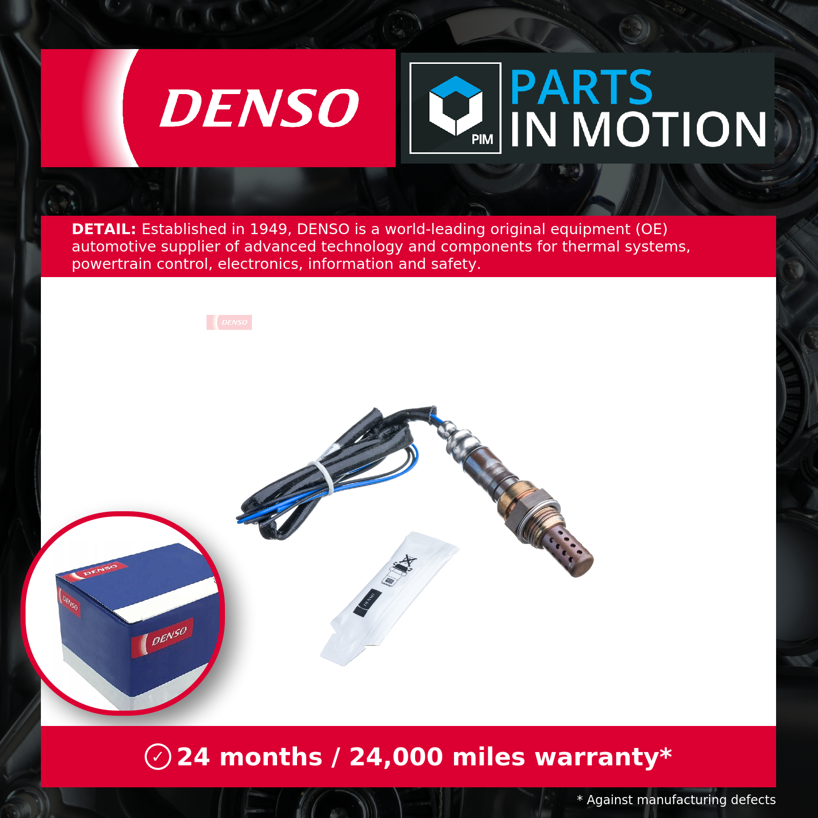 Lambda Sensor fits SUBARU LEGACY 2.0 2.5 98 to 00 Oxygen Denso 22690AA740 New