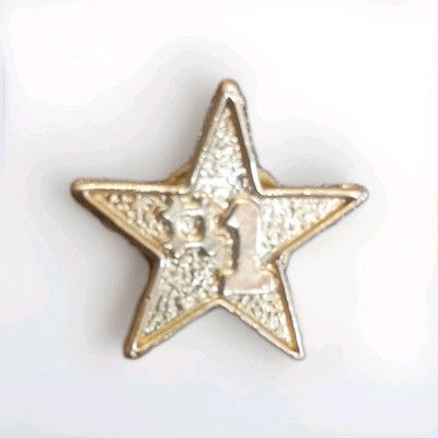 Faux Gold #1 Lapel Pin | Achievement Award | Employee Student Recognition