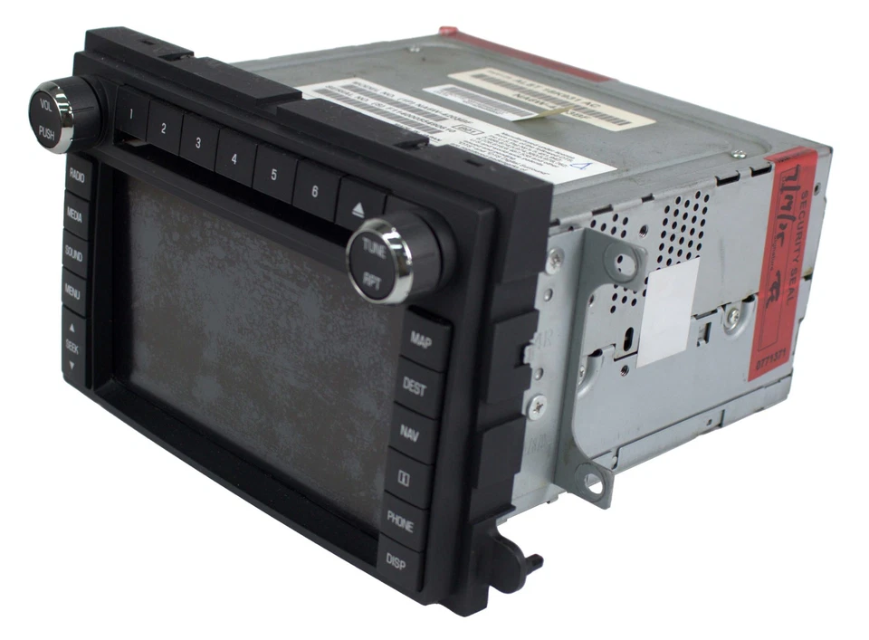 Rádio AM FM 2010-2012 Ford Escape CD/MP3 player GPS navegação modelo ID AL8T-18K931-AC - Imagem 2 de 4