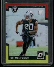 2017 Donruss Optic #141 Obi Melifonwu Red and Yellow